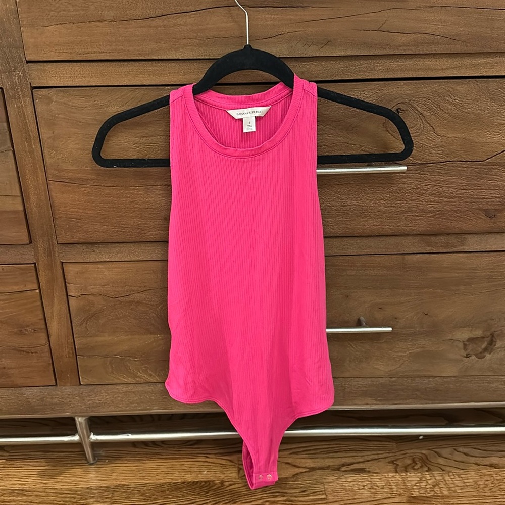Banana Republic Ribbed Racer Back Body Suit - Picture 3 of 10
